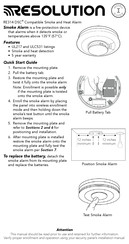 Resolution RE314 DSC Quick Start Manual