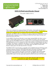 EnvironmentalLights.com DMX512-PX-V2 Manual