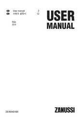 Zanussi ZEV6340XBS User Manual