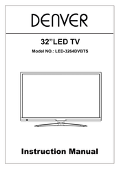 Denver LED-3264DVBTS Instruction Manual