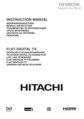 Hitachi 43HBT62 Instruction Manual
