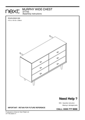 Next MURPHY 377755 Assembly Instructions Manual