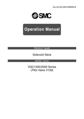 SMC Networks VVQ1000-50A-C3 Operation Manual