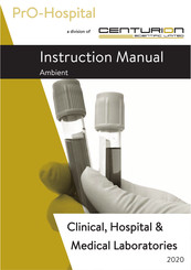 Centurion Scientific PrO-Hospital Ambient Instruction Manual