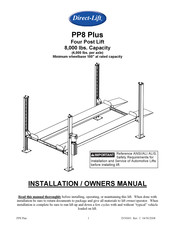 Direct-Lift PP8 Plus Installation & Owner's Manual