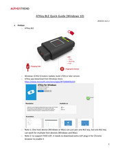 AuthenTrend ATKey.BLE Quick Manual