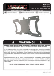 Mustang MPT-S21V Instruction Manual