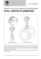 Oval D-160TS-7-E Instructions Manual