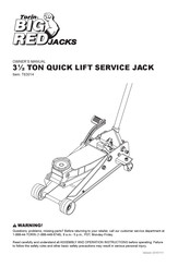 Torin BIG RED T83014 Owner's Manual