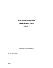 Phenix Technologies VMS-3 Manual