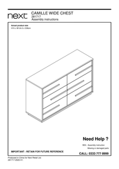 Next CAMILLE 281717 Assembly Instructions Manual
