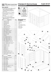 Rowlinson Garden Products SS132F Assembly Instructions Manual