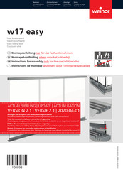 weinor w17 easy Instructions For Assembly