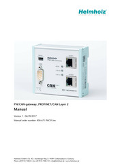 Helmholz PROFINET/CAN Layer 2 Manual