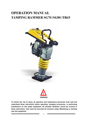 MASTERPAC SG80 Operation Manual