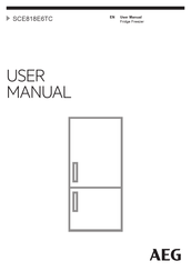 AEG SCE818E6TC User Manual