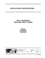 Bard WH362D Installation Instructions Manual