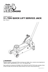Torin BIG RED T83012 Owner's Manual