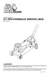 Torin BIG RED T82751 Owner's Manual