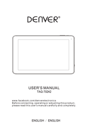 Denver TAQ-70242 User Manual