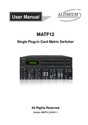 Altimium MATF12 User Manual