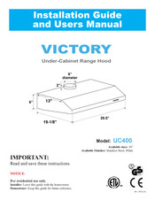 Victory UC400 Installation Manual And User's Manual