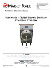 Market Forge Industries Sterilmatic Installation & Operation Manual