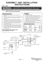 Vaxcel T0294 Assembly And Installation Instructions