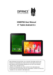 Difrnce HS8DTB2 User Manual