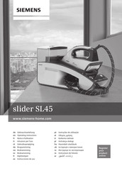Siemens slider SL4 Operating Instructions Manual