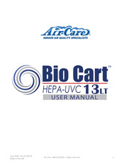 Air-Care Bio Cart HEPA-UVC 13 LT User Manual