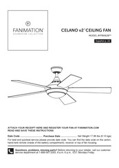 Fanimation CELANO v2 Manual