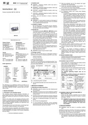 Bd Sensors DMP 303 Operating Manual