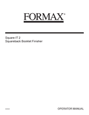 Formax Square IT 2 Operator's Manual