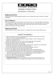 Living Spaces 243554 Assembly Instructions Manual