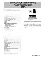 Carrier N80VSL Instruction Manual