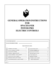 Spacesaver POWER PRO Operation Instructions Manual