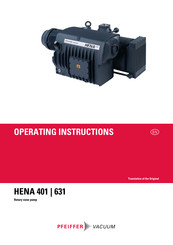 Pfeiffer Vacuum PKD04171112 Operating Instructions Manual