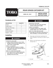 Toro 59187 Installation Instructions Manual