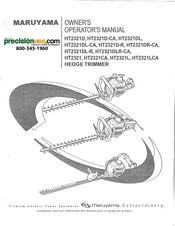 Maruyama HT2321DL-R Owner's/Operator's Manual