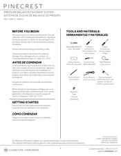 Signature Hardware PINECREST 948013 Quick Start Manual