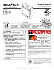 Heat&Glo SL-550TV-IPI-F Owner's Manual