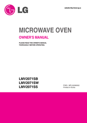 LG LMV2071SS Owner's Manual