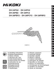 HIKOKI DH 24PG2 Handling Instructions Manual