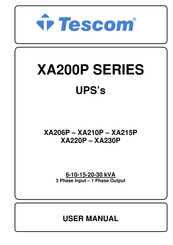 Tescom XA230P User Manual