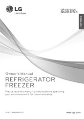 LG GR-V3022SLC Owner's Manual