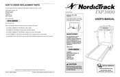 NordicTrack NETL15900 User Manual