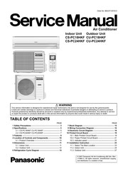 Panasonic CU-PC24HKF Service Manual
