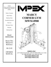Impex MARCY MWM-8900 Owner's Manual