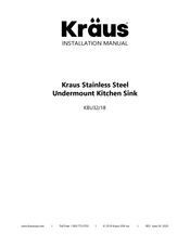 Kraus KBU32/18 Installation Manual